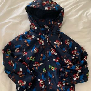 H&M Nintendo Super Mario windbreaker size 6-8Y 🍄